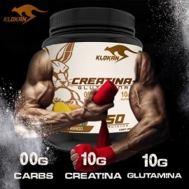 Creatina  Glutamina 1 Kg Klokan 50servicios Varios Sabores                                                                                            