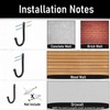 PiPaFox Heavy Duty Garage Storage Hooks, J Utility Garage Wall