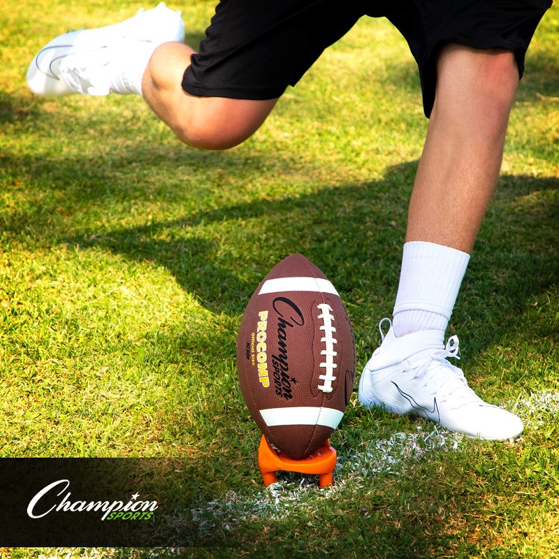 Champion Sports Football 2 Inch Sidewinder Soccer Style Kicking Tee