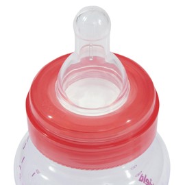 S Shield Baby Classic Feeding Bottle with Silicone and Slow-Flow Nipple with Travel Caps, Made with Polypropylene and BPA Free, 3 + Months Bottles (4 Packs) 4.5 Ounce