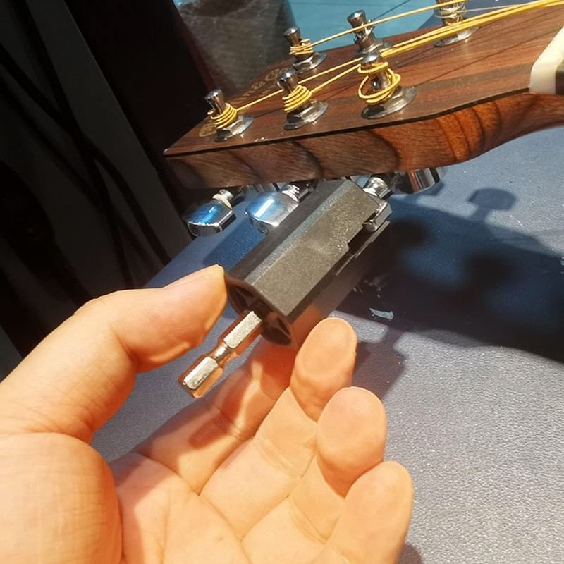 Hexagonal Guitar String Winder Head Diy Maintenance Tool Accessories Winder