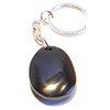 Hematite Crystal Tumblestone Keyring - Focus, Willpower, Courage, Confidence, Balance,