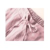 Tanming Women's Casual Linen Elastic Waist Tapered Pants Trousers with