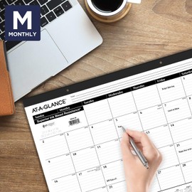 2022 Desk Calendar by AT-A-GLANCE, Monthly Desk Pad, 21-3/4" x 17", Large (SK2400)