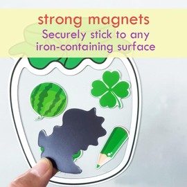 Magnetic Color Recognition Sorting Set-Color Sorting for Toddlers Baby Kids Magnetic Educational Color Shape Sorting Learning Matching Games for Refrigerator Whiteboard