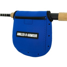 Angler Armour Spinning Reel Cover, Fishing Reel Case, Neoprene Reel Pouch, Spinning Reel Sleeve, Spinning Reel Case, Spinning Reel Protective Sleeve, Fits 1000, 2000, 3000, 3500 Reels (Marine Blue)