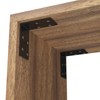 KOMOHOM 1.5x3x3 Inch Galvanized L Bracket, 8PCS 90 Degree Angle