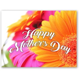 Small World Greetings Large Vibrant Floral Mothers Day Card-Blank Inside with Envelope-11.75