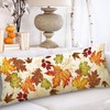 Fahrendom Fall Maple Leaves Lumbar Decorative Rectangle Pillow Cover 14