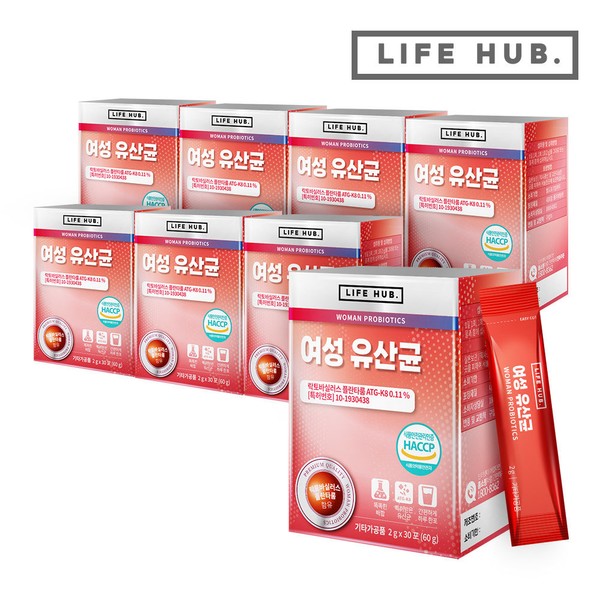 Life Herb [On Sale] Life Herb Women’s Lactobacillus 8 Set (2g x 240 packets) / 라이프허브 [온세일]라이프허브 여성 유산균 8세트 (2g x 240포)
