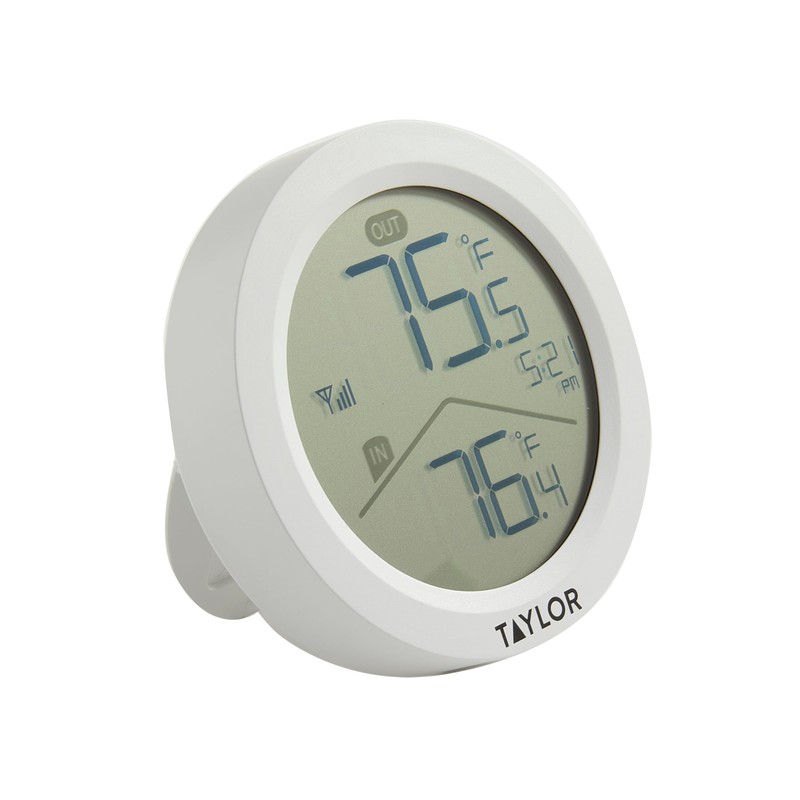 Taylor Taylor Digital Wireless Round Indoor Comfort Level Thermometer and