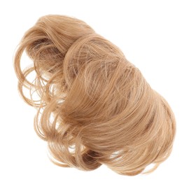 BIUDECO Women Synthetic Hair Topper for Thinning Hair Breathable Short Curly Hairpiece in Elegant Versatile for Everyday Wear and Coverage