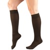 Truform Women's Fit Compression Socks, Diamond Knit Pattern, 15-20 mmHg,