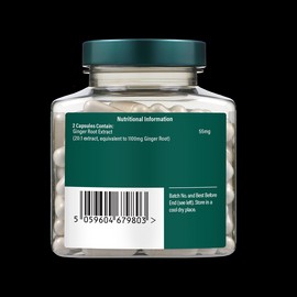 Holland & Barrett Ginger Root Extract 120 Capsules
