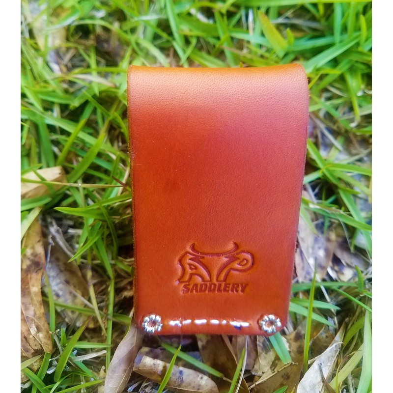 Leather Flashlight Holster for AA Battery Flashlights - Heavyduty Made