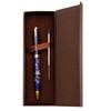 February Mountain Mother of Pearl Ballpoint Pen, Retractable Ballpoint Pens,