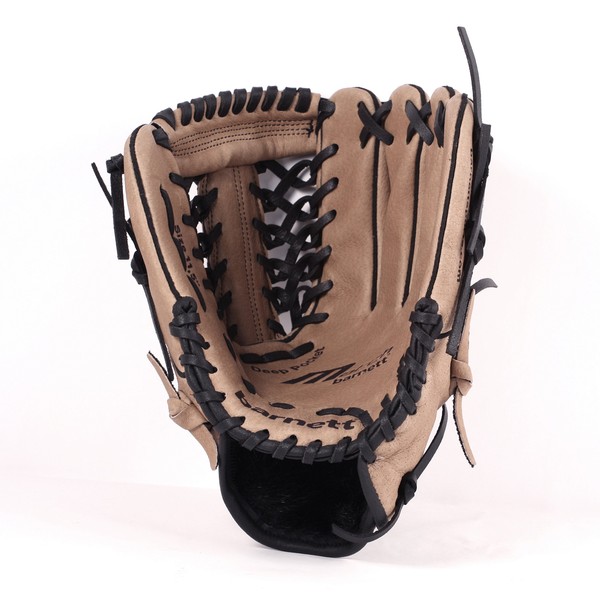 BARNETT SL-110 Baseball Glove Leather Infield/Outfield 11 Inches, Brown (REG)
