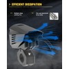 Motorcycle LED Fog Lights Auxiliary Driving Light 60W 18000LM Dual