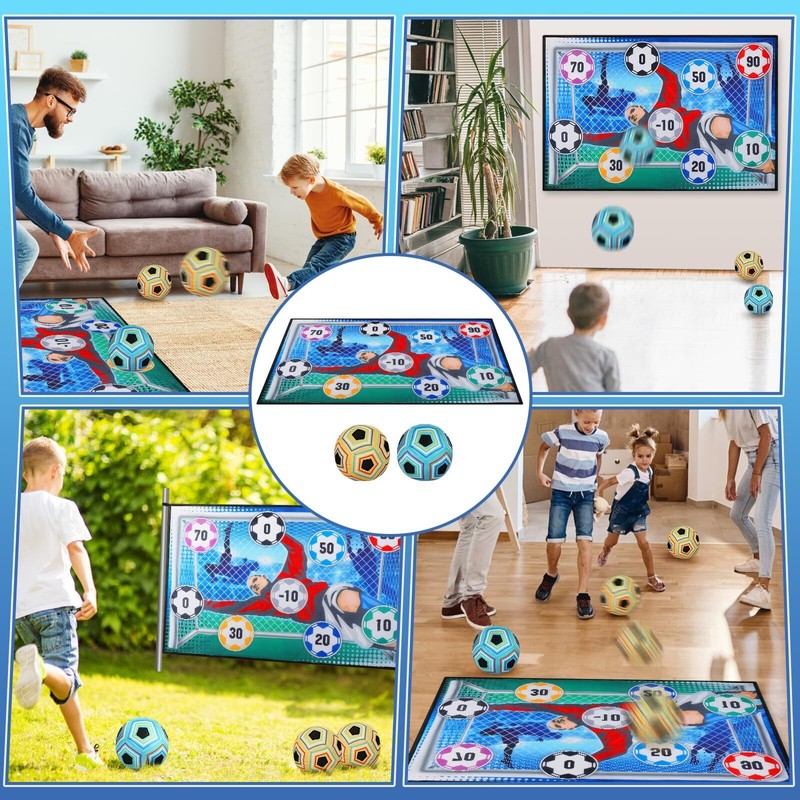 VATOS Soccer Ball Game Set for Kid Indoor Outdoor Backyard