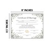 Marriage Certificate with Greenery Eucalyptus on Linen 6pk 8.5x11” License