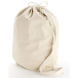 BagzDepot Canvas Laundry Shoulder Bags - Heavy Duty Well Made Reusable 100% Cotton Canvas Carry Bag, Blank for Decorating by Heat Transfer, Fabric Paint, Embroidery, Patches (6, 22" W x 33" H)