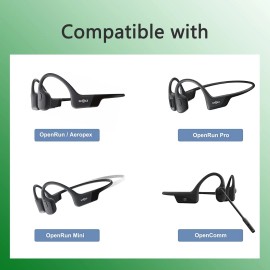 ANMONE 3.3ft & 6ft Shokz Charging Cable [2 Pack Black] aftershokz Headphones Charger...