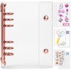 GOKEI A6 Size Transparent Binder Sticker Notebook Mini [Binder×1 piece,