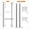 Deck Man 2-Pack Cable Railing Post 36inch Stainless Steel Adjustable