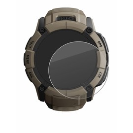 BROTECT Protective Glass for Garmin Instinct 2X Solar Tactical Edition Protective Film Tempered Glass [Extremely Scratch-Resistant 9H, Anti-Fingerprint