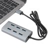 USB 3.0 Hub 7 Ports 5gbps Adapter Portable Aluminium Alloy