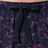Van Heusen Men's Printed Rayon Sleep Short, Navy/Flamingos, XX-Large