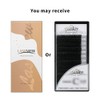 LASHVIEW Eyelash Extensions,Ellipse Flat Eyelash Extensions 0.15mm D Curl 11mm,Mink