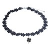 Yumilok Women's Necklace 925 Sterling Silver Choker Black Clover for Women, Sterling Silver