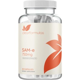 Bioactive SAM-e 750mg - High Strength SAM-e Supplement with Biologically Active S,S Form for Joint Liver and Mood Support - Vegan Non-GMO Preservative Free - Made in The US (30 Capsules)