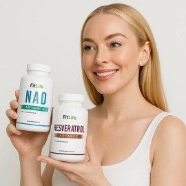 Nad + Resveratrol 240 Cápsulas 2 Frascos Sin Sabor