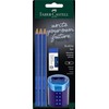 FABER-CASTELL Grip 2001 217083 Pencil Set with Eraser, RollOn Pencil