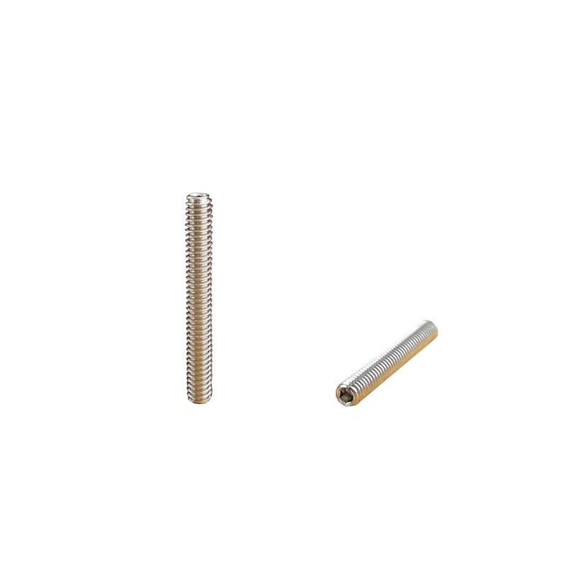 10 Piece 1/4-20 x 2" Stainless Steel Set Screws Cup
