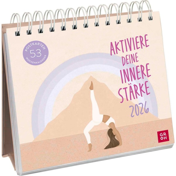 Postkartenkalender 2026: Aktiviere deine innere Stärke: 53 inspirierende Affirmationen |