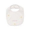 Gelato Pique PBGG251184 PNK F Bib Daisy Pattern, Pink