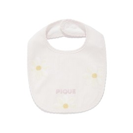 Gelato Pique PBGG251184 PNK F Bib Daisy Pattern, Pink