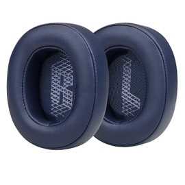 SINOWO Ersatz-Ohrpolster für JBL Live 500BT kabellose Over-Ear-Kopfhörer, Ohrpolster mit Geräuschisolierung, Memory-Schaum, weiches Proteinleder, Blau