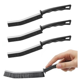Gap Cleaning Brush Grout Cleaner Brush with Hard Handle Scrub Deep Tile Joints Stiff Angled Bristles for Showers, Bathtubs, Kitchens - Multi-Surface All-Around Household Cleaning Tool