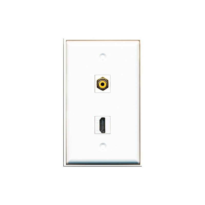RiteAV - 1 RCA Yellow for Subwoofer/Audio and 1 HDMI