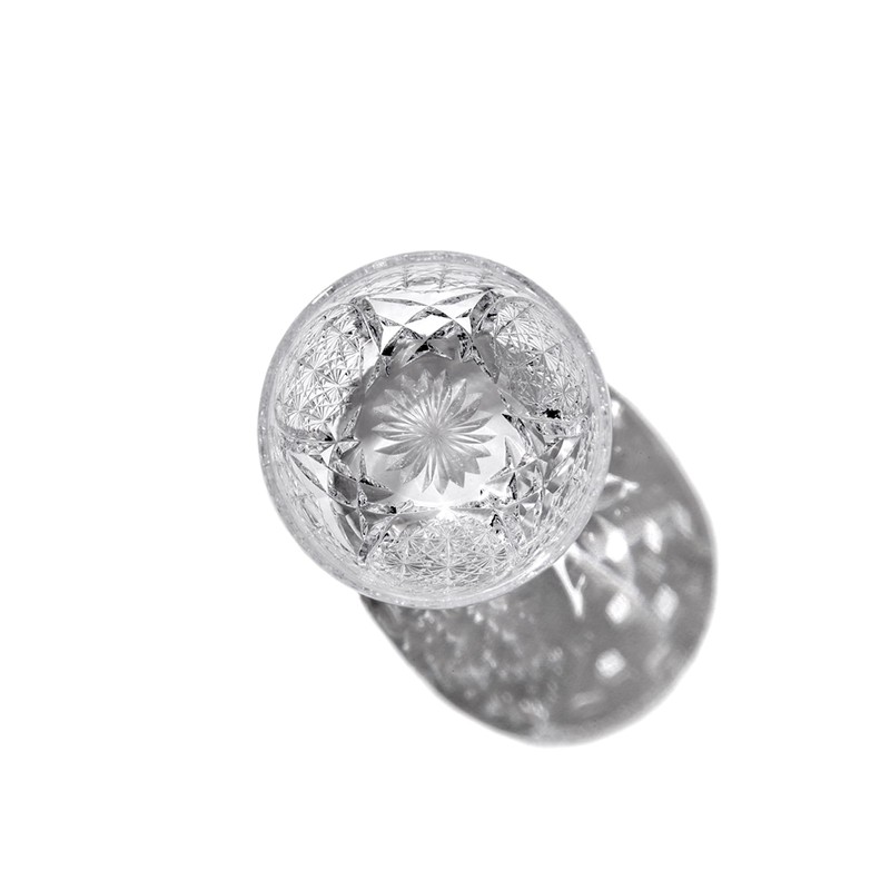 Taimuro Kobo TB5100-30 Crystal Edo Kiriko Guinomi (Transparent) Crystal Edo