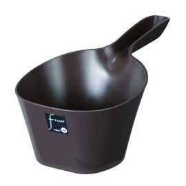 Shinki Synthetic Dragonfly Float Pail Ag Antibacterial Easy to Dry Hanging Hook Hole 1.1L Brown Width 6.3 x Depth 10.5 x Height 4.9 inches (16 cm) x Depth 10.5 x Height 4.9 inches (12.4 cm), Made in