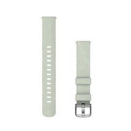 Garmin Lily® 2 Accessory Band, Fabric, Silver/Sage Grey