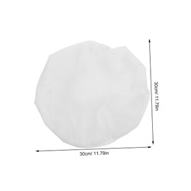 FOMIYES 2pcs Waterproof Shower Cap: Two Layer Shower Hat Reusable Waterproof Caps for Women Long Curly Straight Hair Braids Perfect for Spa Travel and Cleaning