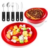 2 Sets Adaptive Utensils Bowl and Plate Set Adaptive Self