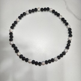 EXPHAIN CHI SOX NY Baseball Necklace For Men Women Baseballer Inspired Beaded Necklace Unisex Rhinestone Discoball Necklaces Jewelry-gift for baseball team lovers