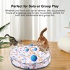 Aero Zen Interactive Cat Toys for Indoor Cats,Self Rolling Cat